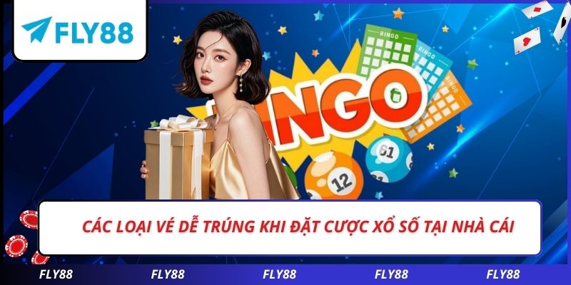 Các loại vé dễ trúng khi đặt cược xổ số tại nhà cái